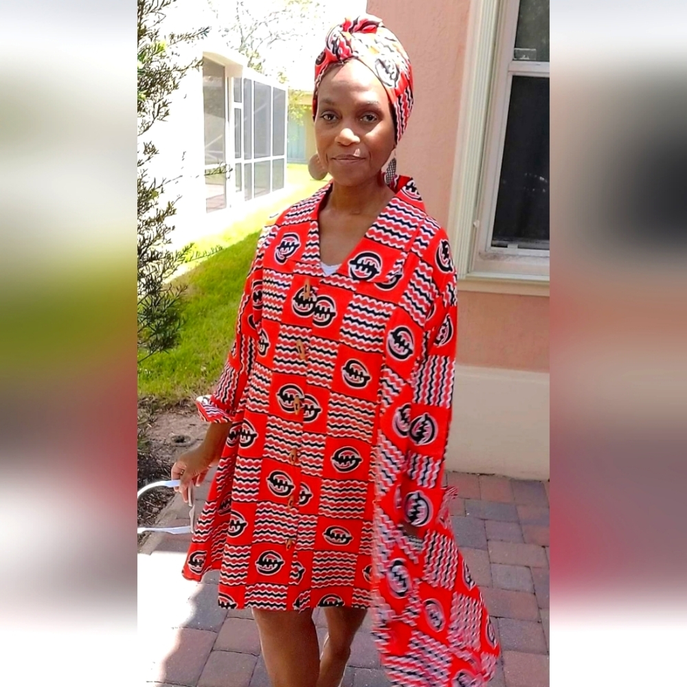 B&W Orange Swing Jacket